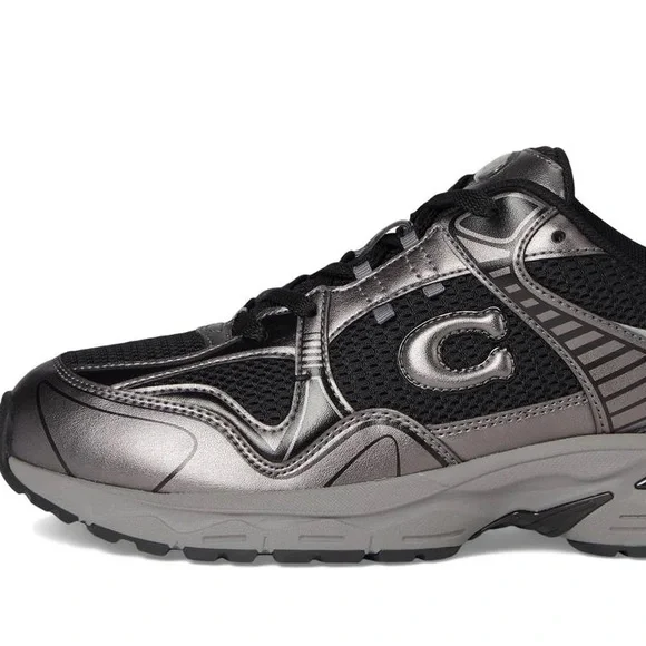 Coach C301 Ancient Zinc/Black and Gray‎ Athletic Unisex Sneakers Size 7.5